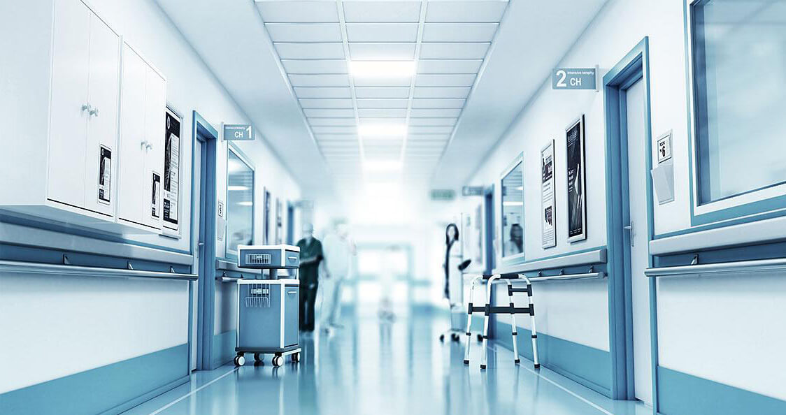 Couloir d'un hôpital, Charles Lemoyne